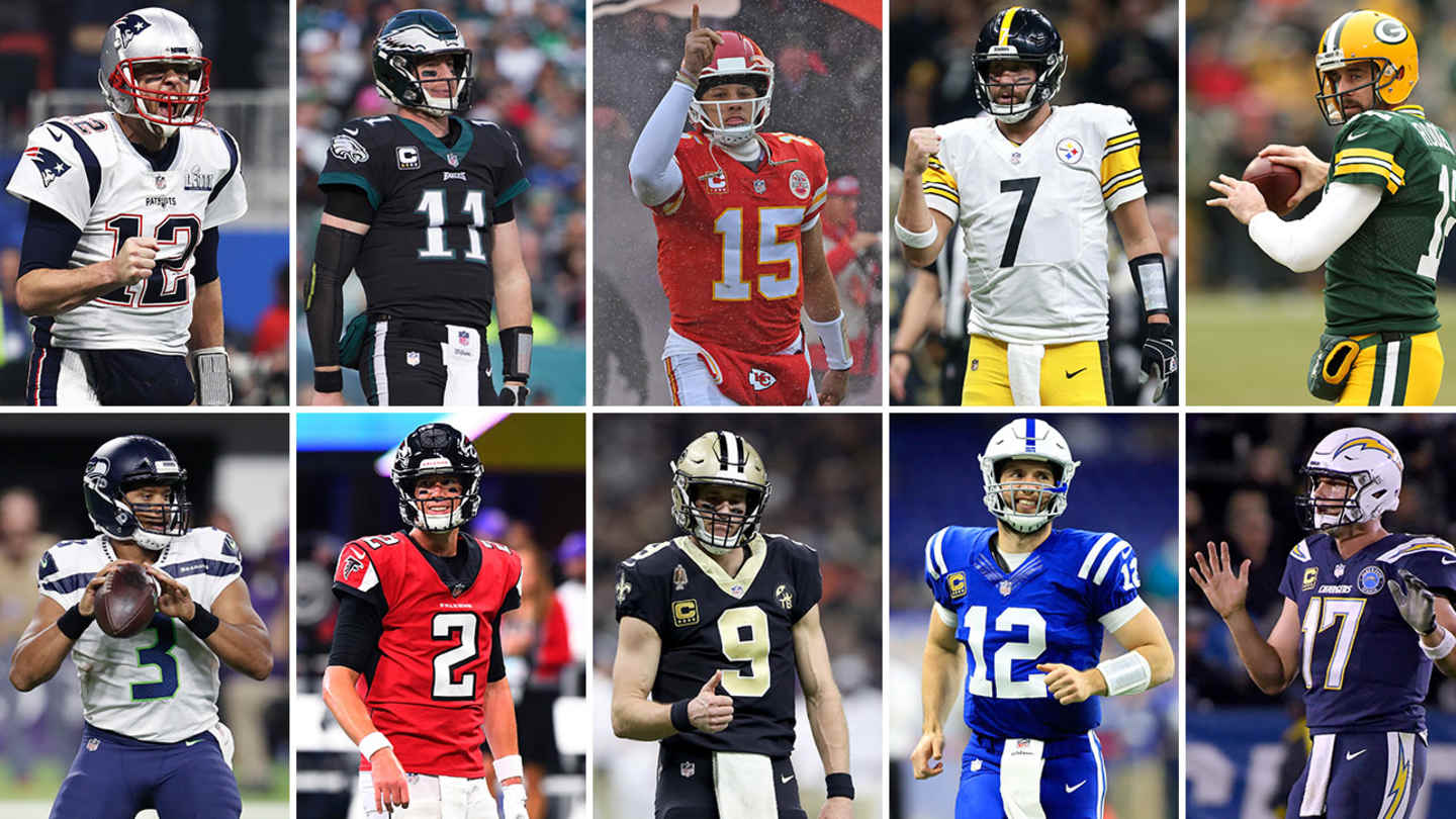 Image showing quarterbacks compared
